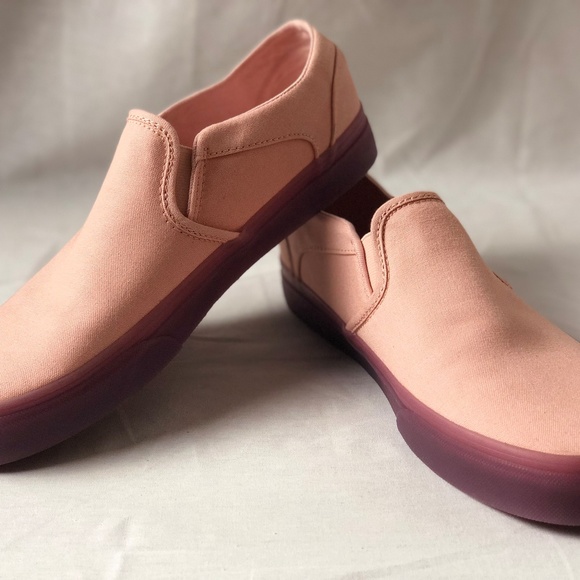 Vans Unisex Slip-On Shoes Lite Sepia Rose Surf. - Picture 2 of 7